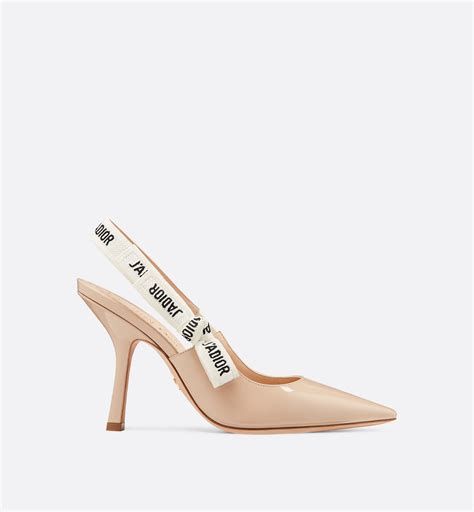 dior j'adior bailarina nude|CHRISTIAN DIOR nude mesh J'ADIOR Slingback Ballet Flats .